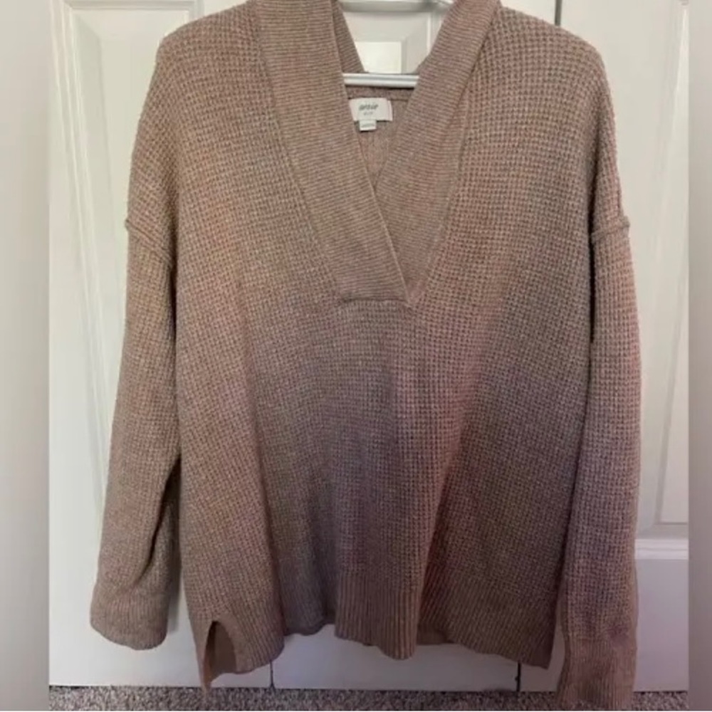 Aerie waffle knit sweater